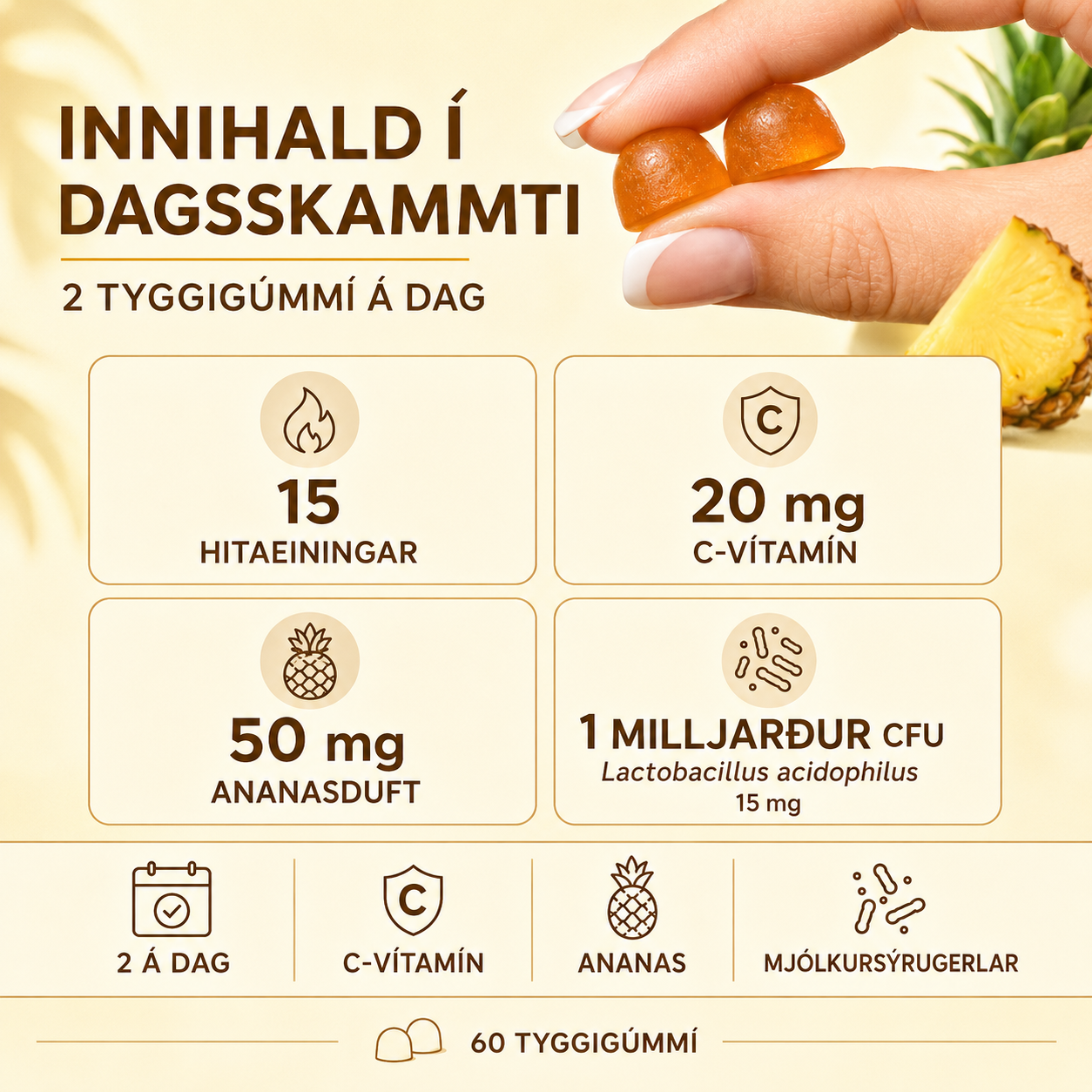 Bushaid™ Feminine Gummies – Tyggibætiefni fyrir konur