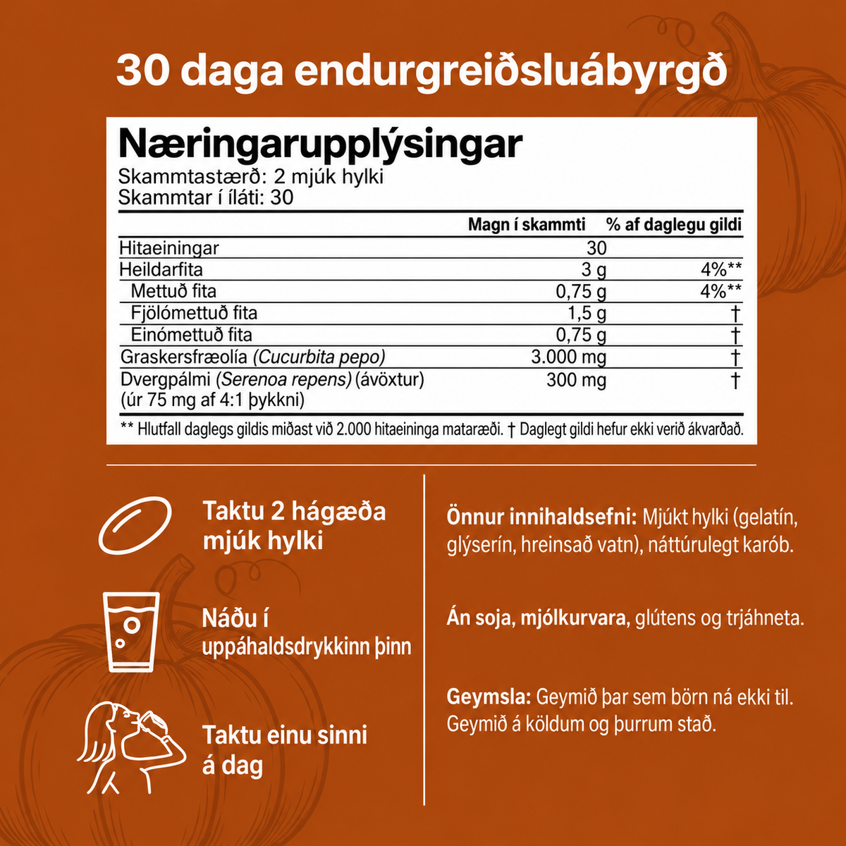 Easevol™ styður við heilbrigði nýrna, vellíðan í þvagfærum og heilbrigt hár — fyrir meira jafnvægi innan frá.